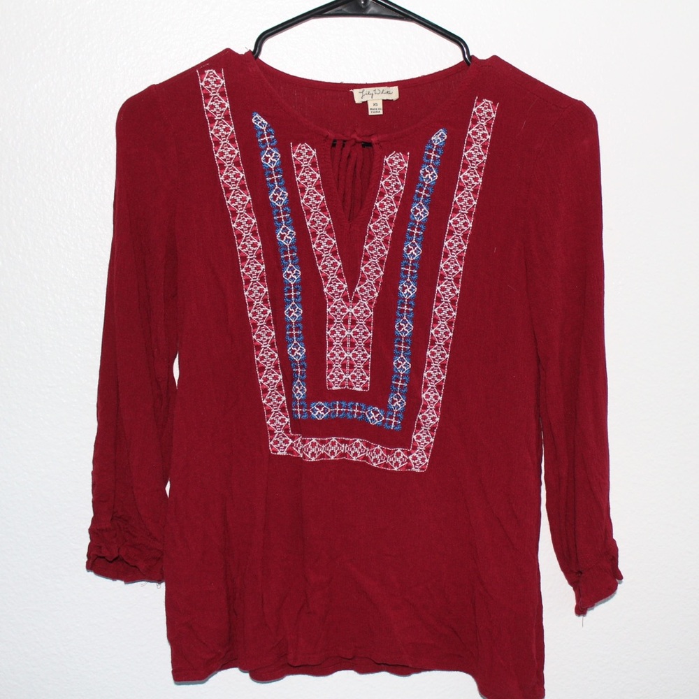 Lily White loose blouse